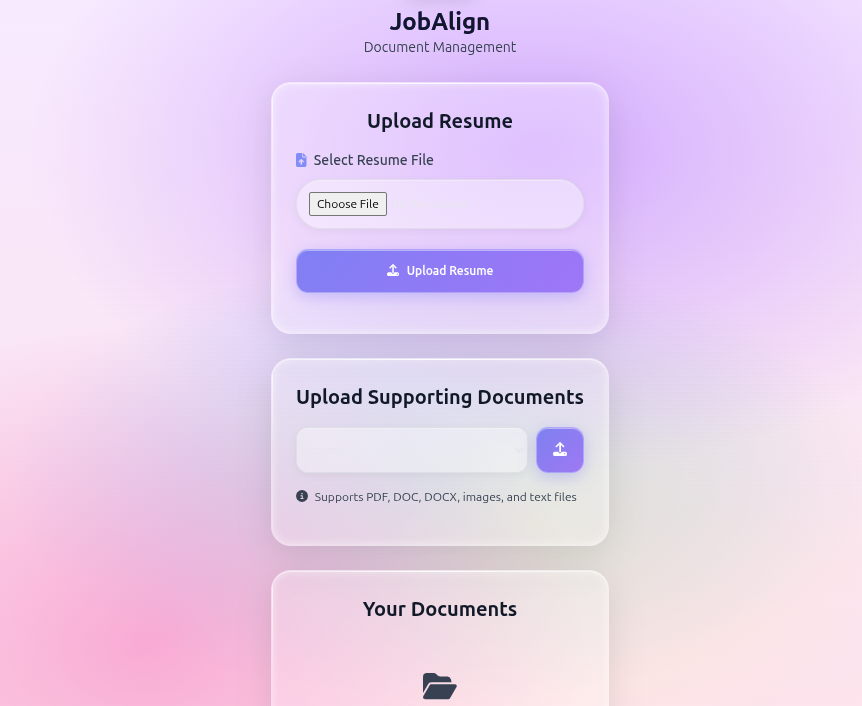 Step 1: Upload Your Resume